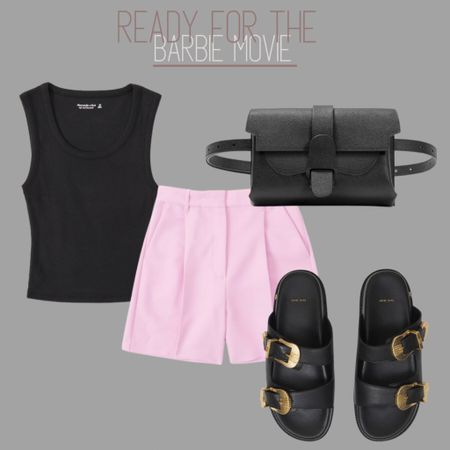 Who is ready for the Barbie movie? I usually go for neutral colors but a little pink never hurt anyone! If between sizes, go up on the shorts.

Btw the purse is so versatile and they are having a sale the next few days! 

#pink #short #pinkshort #blacktank #tank #blackshirt #blacksandals #sandals #abercrombie #aninebing #senvere #barbie #outfit #summeroutfit #travel

#LTKSeasonal #LTKtravel #LTKitbag