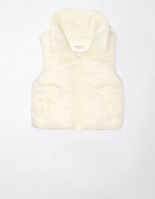 AE Cropped Puffer Vest | American Eagle Outfitters (US & CA)