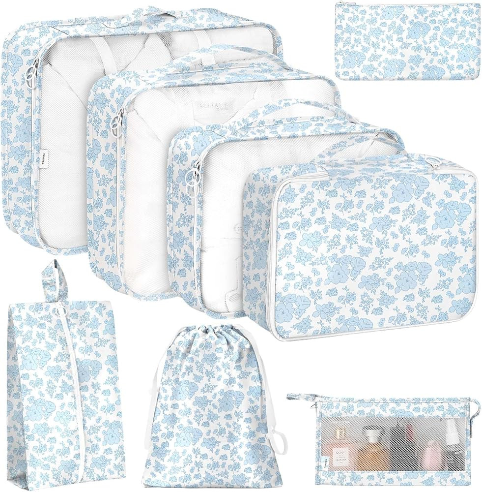 KPX Packing Cubes for Travel, Travel Luggage Packing Organizers, Travel Accessories Large Toiletr... | Amazon (US)