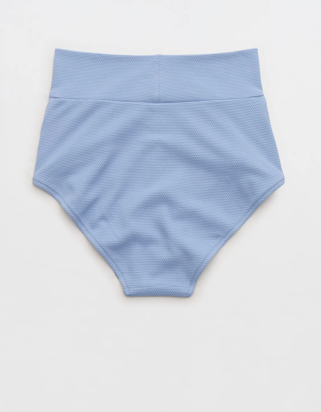 Aerie Pique High Waisted Full Coverage Bikini Bottom | Aerie