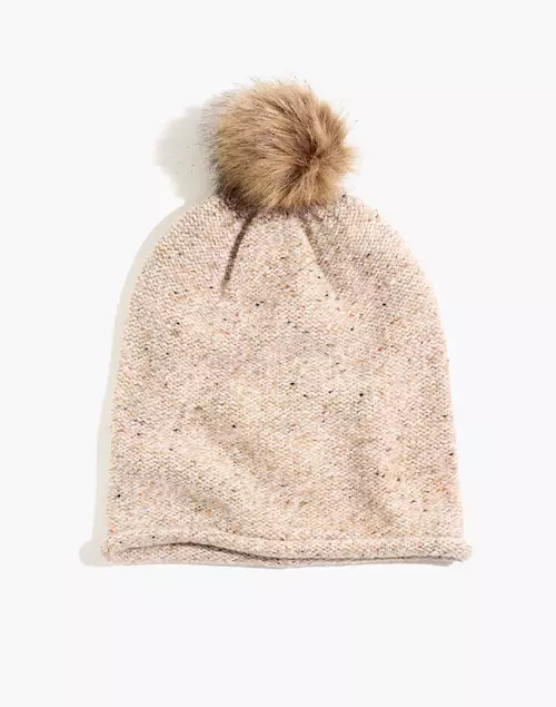 Faux-Fur Pom-Pom Beanie | Madewell
