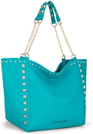 Montana West Large Tote Bag for Women Oversized Shoulder Purses with Chain Handbags | Amazon (US)