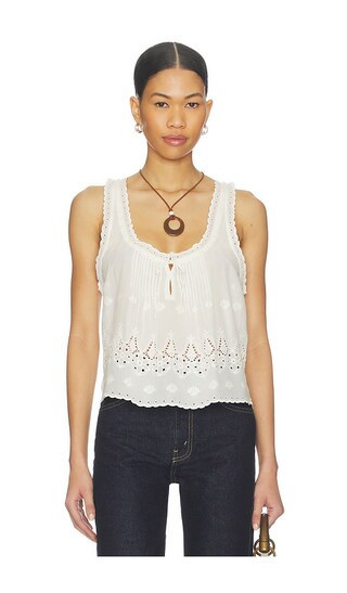 SPELL Maiden Lace Cami in White. - size XL | Revolve Clothing (Global)
