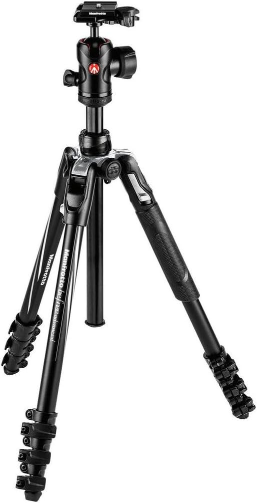 Manfrotto Befree Advanced Lever 4-Section Aluminum Travel Tripod with Ball Head, Black | Amazon (US)