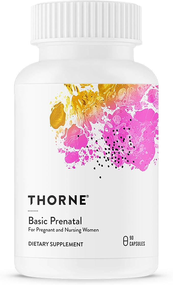 THORNE - Basic Prenatal - Well-Researched Folate Multi for Pregnant and Nursing Women Includes 18... | Amazon (US)
