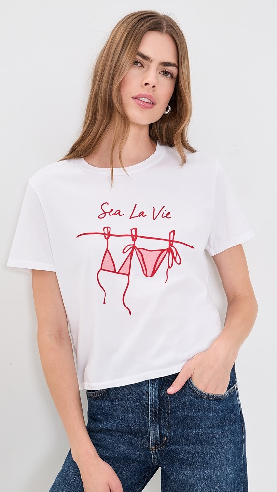Sunny Somewhere Sea La Vie Everyday Tee | Shopbop | Shopbop