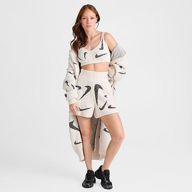 Women's Nike Sportswear Phoenix Cozy High-Waisted Slim 4" Knit Shorts | Finish Line (US)