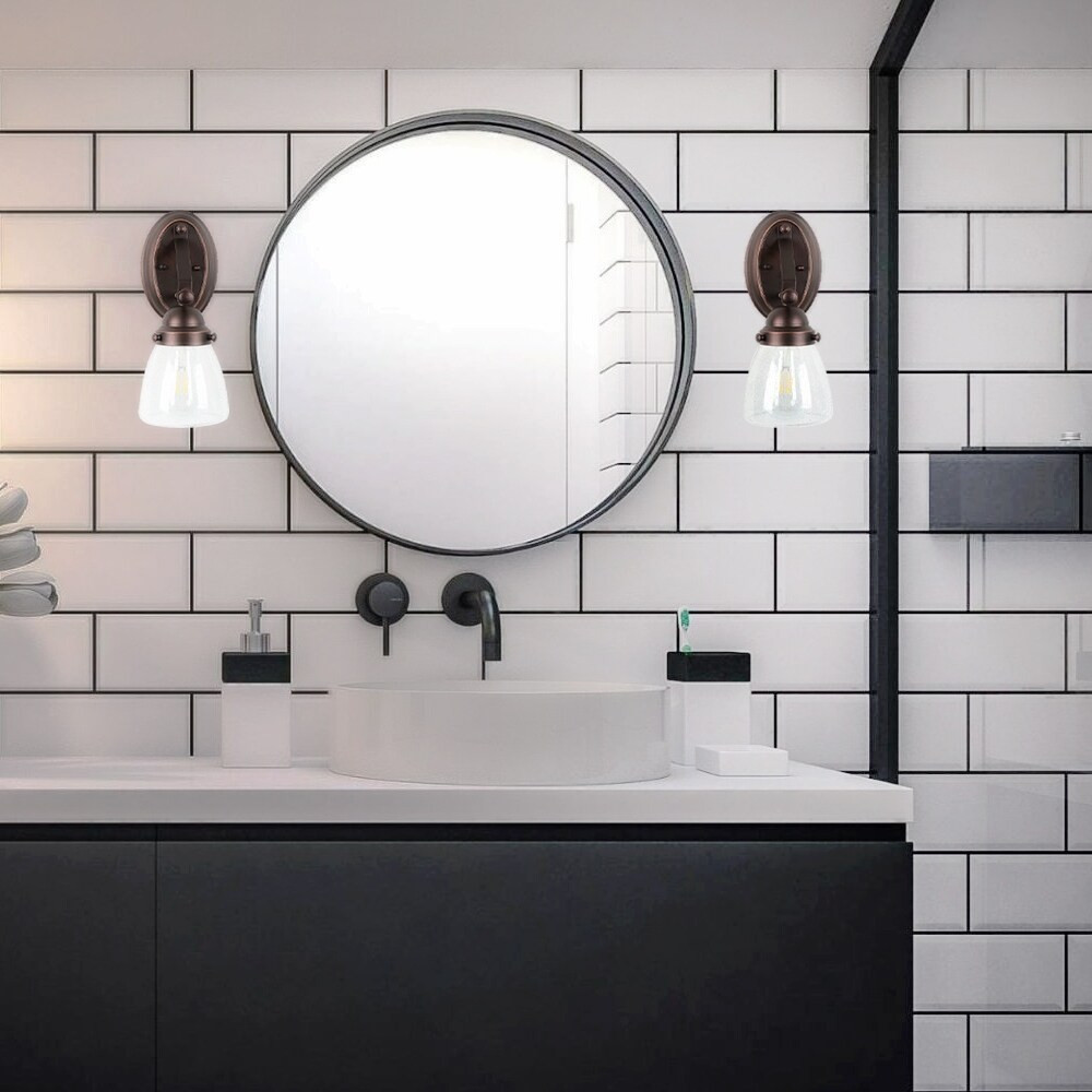 St Philips Marsh 1-Light Vanity Light - Brown | Bed Bath & Beyond