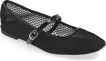 Open Edit Desi Mary Jane Mesh Flat (Women) | Nordstrom | Nordstrom