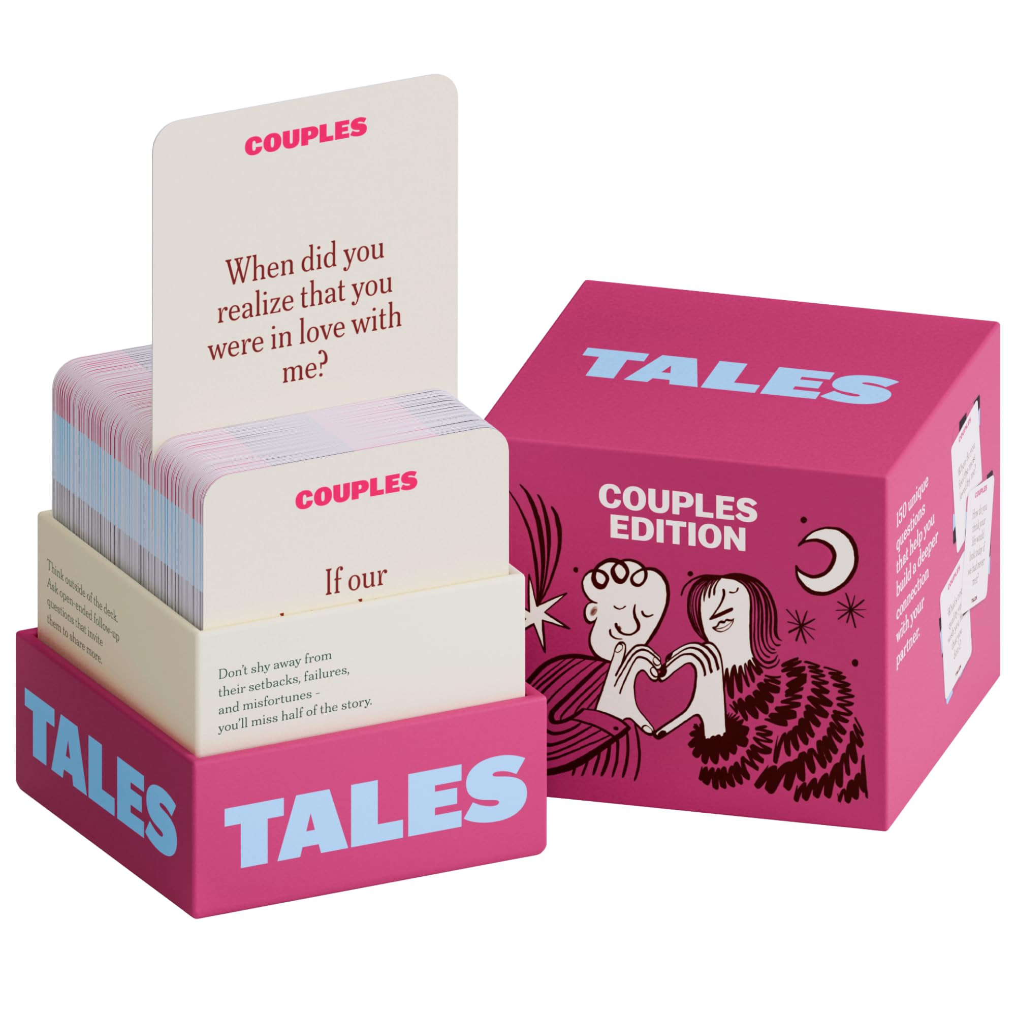 TALES 150 Conversation Starter Cards, Couples Edition, Perfect for Couples Games for Adults, Date... | Amazon (US)