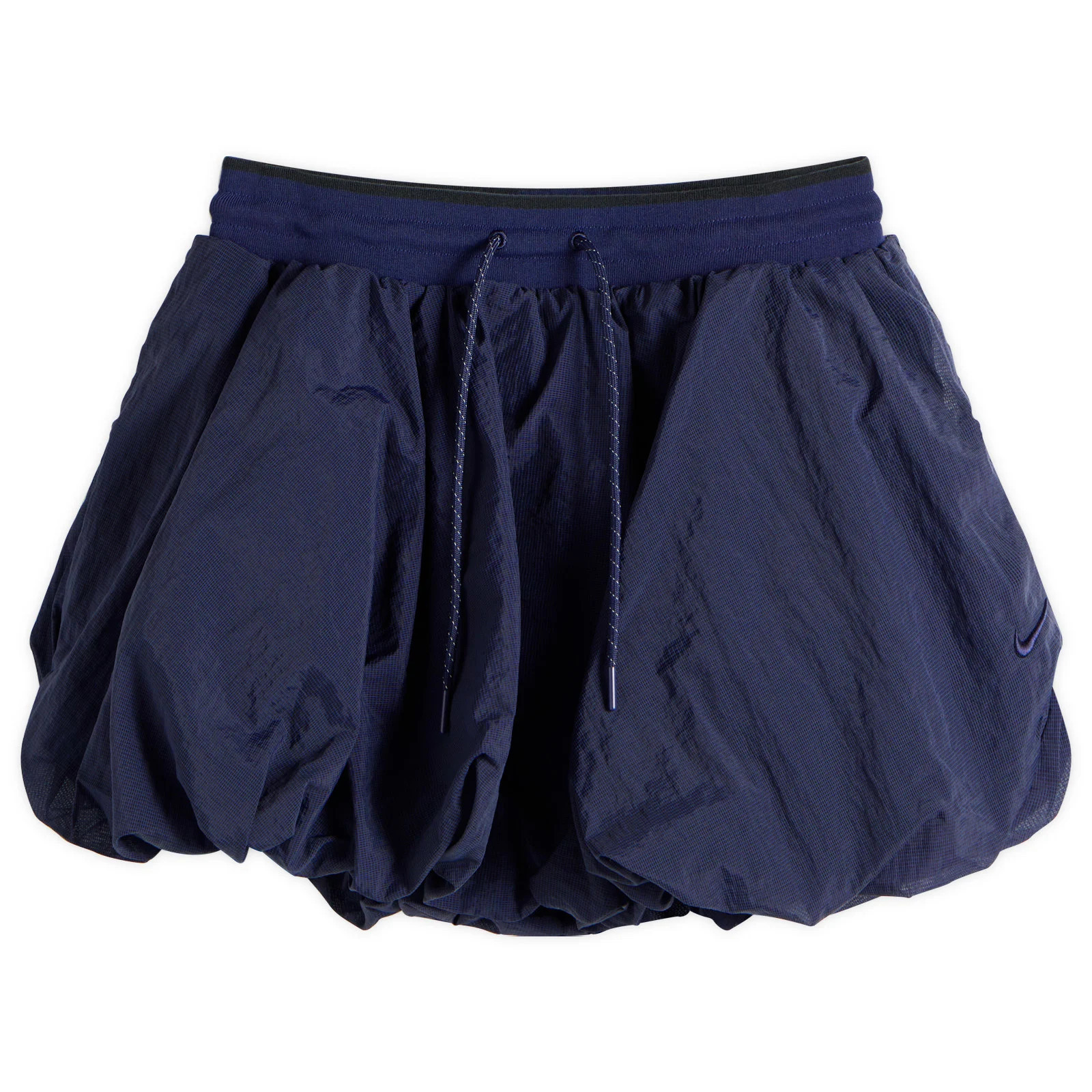 Nike Women's Bubble Mini Skirt in Blackened Blue, Size Small | END. Clothing