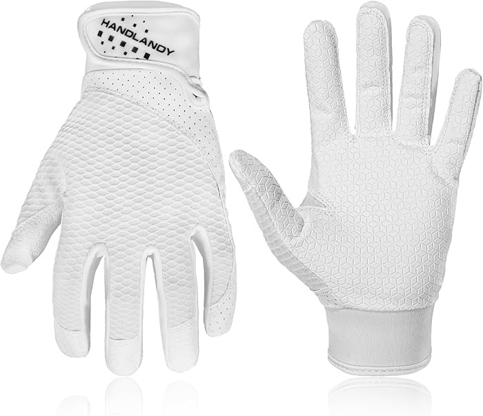 HANDLANDY Baseball Batting Gloves for Adult Youth, Grip Breathable Softball Batting Gloves Fit Me... | Amazon (US)