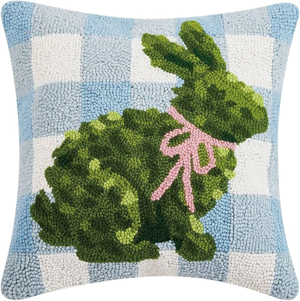 Peking Handicraft Bunny Topiary Hook Pillow, 16-inch Length, Wool and Cotton, Home, Home Décor | Amazon (US)
