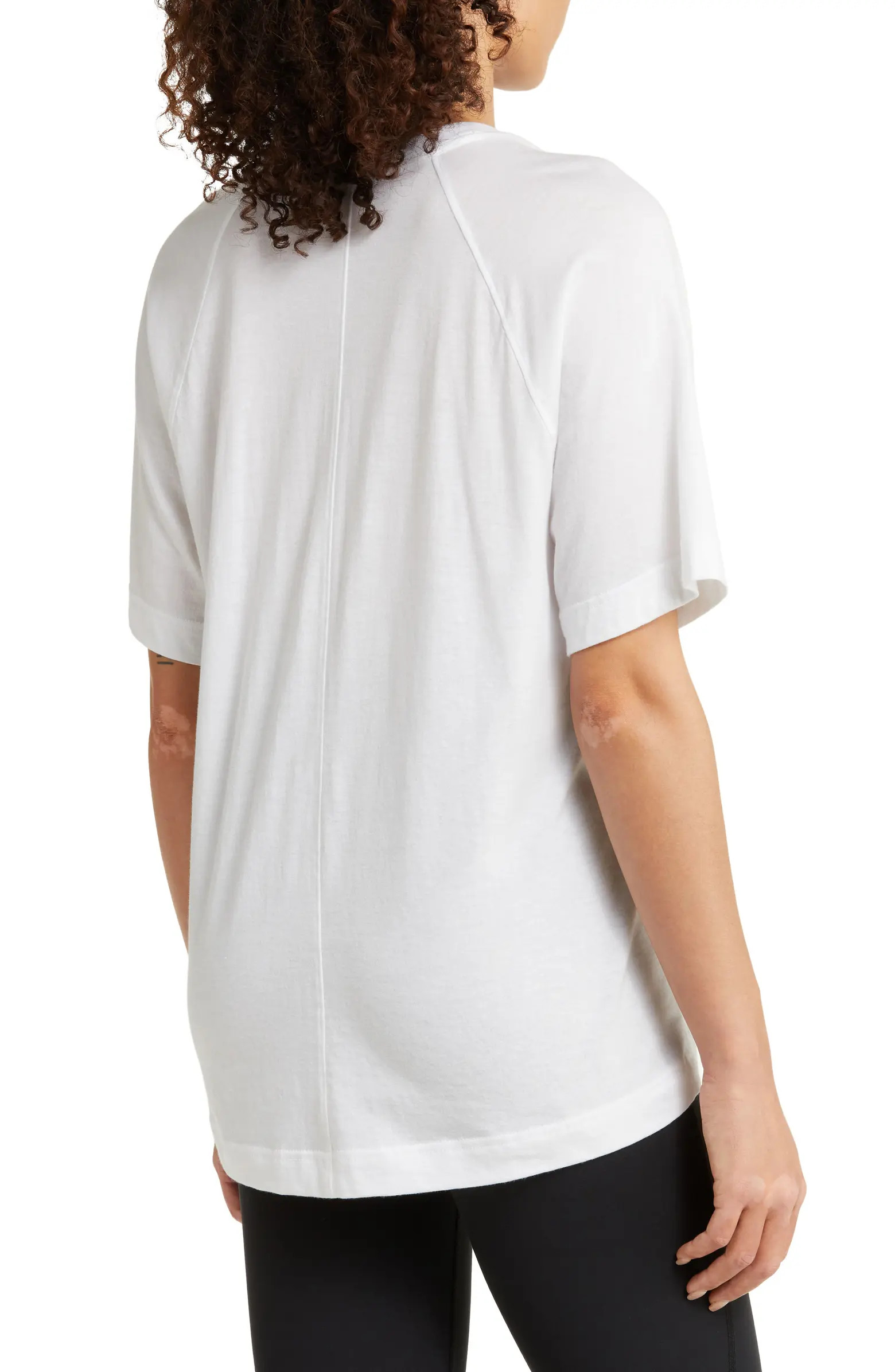 Oversize Cotton & Modal High-Low T-Shirt | Nordstrom