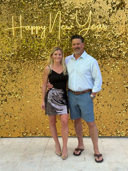 Happy New Year from Excellence El Carmen | NYE | New Year’s Outfit | Sequin Skirt | Tank Top Cami | Gold Heals

#LTKfindsunder100 #LTKHoliday #LTKparties