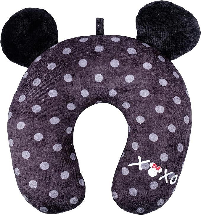 Concept One Disney Minnie Mouse Polka Dot XOXO Travel Neck Pillow | Amazon (US)