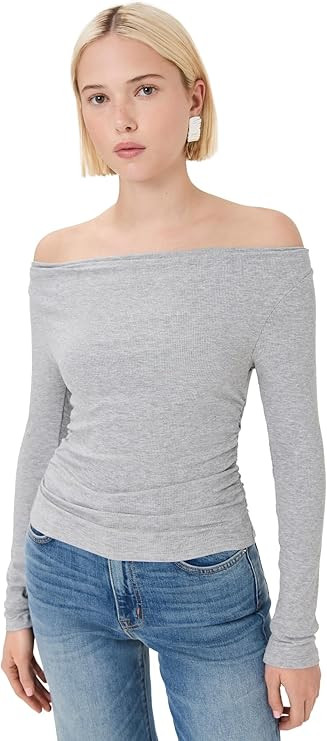 LE BOP Women's Scarlet Off Shoulder Top | Amazon (US)