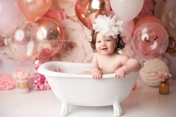 Gatsby Clawfoot Bath Tub - Vintage Style Cake Smash Birthday Photography Prop BUY DIRECT & SAVE!!... | Etsy (US)