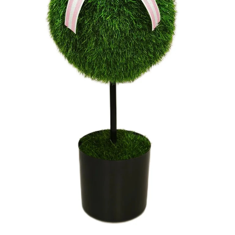 Artificial Bunny Topiary Decoration, 35.5", Easter by Way To Celebrate | Walmart (US)