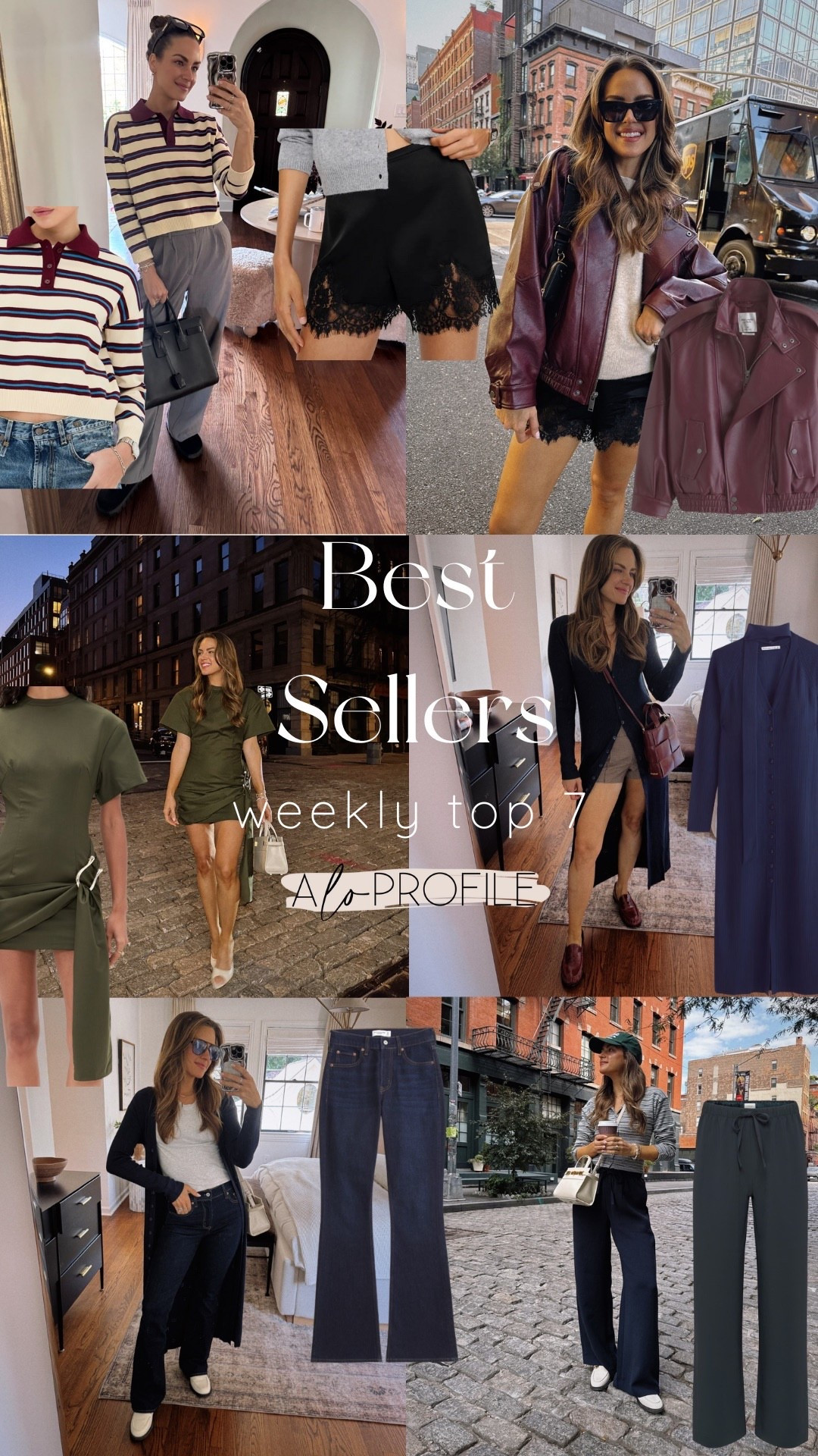 WEEKLY BESTSELLERS✨
1. Pants (S)
2. Dress (S)
3. Jacket (S) 
4. Jeans (25R)
5. Shorts (S)
6. Polo (XS)
7. Sweater Dress (S)
