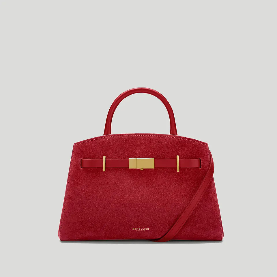 The Small Hudson | Berry Red Suede | DeMellier | DeMellier