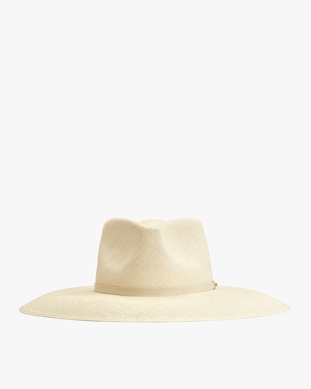 Women's Wide Brim Panama* Hat in Beige | Size: 56 | Toquilla Straw by Cuyana | Cuyana