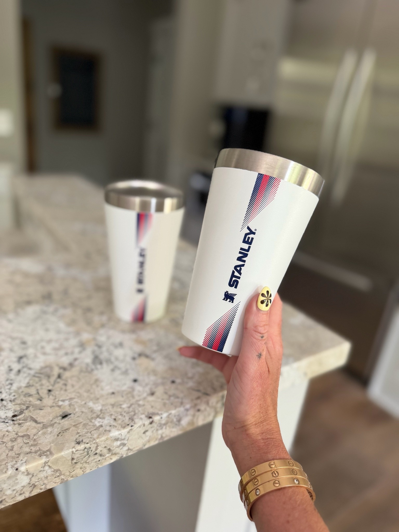 FIFA World Cup watch party leveled up with Stanley stacking pints 
Drinking glasses for soccer fans and summer parties 
Team USA and England team colors