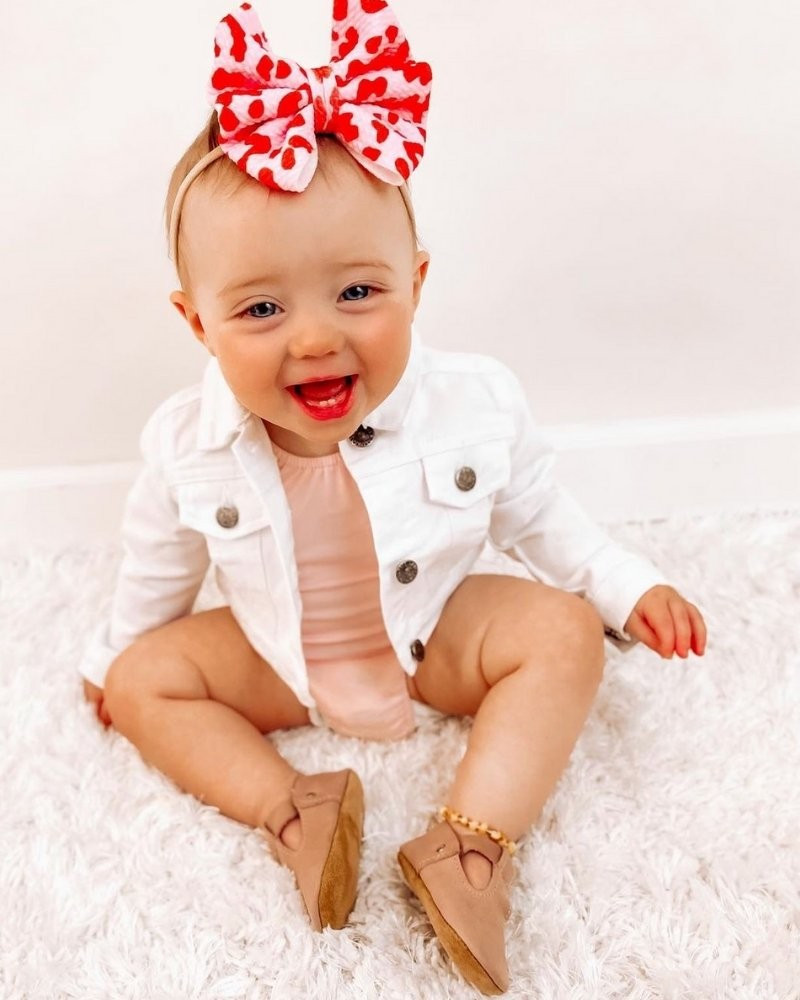 Jolene Denim Jacket - White Denim | Bailey's Blossoms