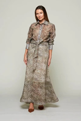 Monroe Printed Maxi Skirt | Benaar La