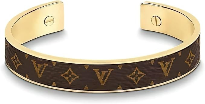 Letter L And Letter V Cuff Bracelets for Women，Letter Shaped Ladies Open Cuff Bangle Bracelet | Amazon (US)