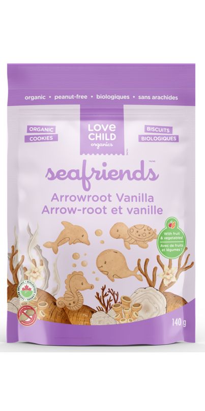 Love Child Organics Seafriends Arrowroot Vanilla | Well.ca