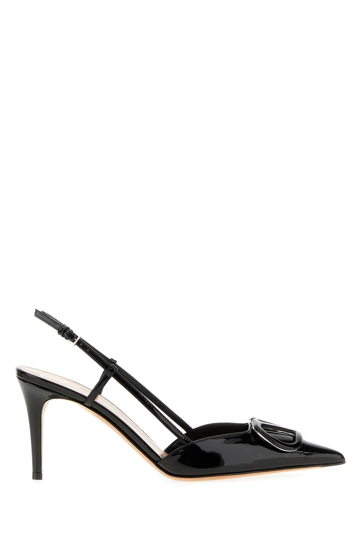Valentino Garavani Back Slingback Pumps — Black - 36.5 | Italist Inc.