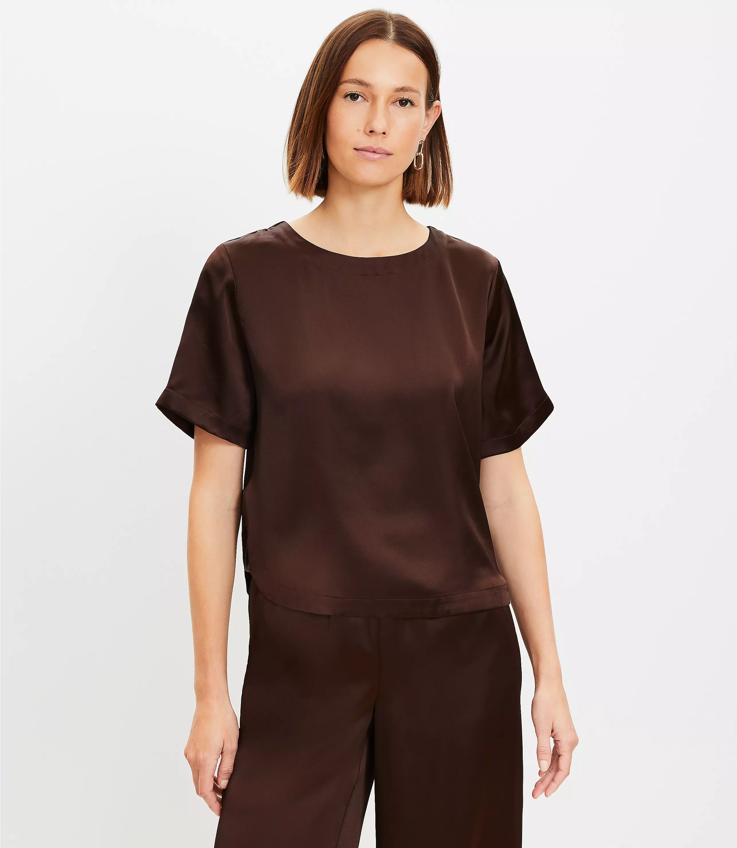 Satin Blouse | LOFT