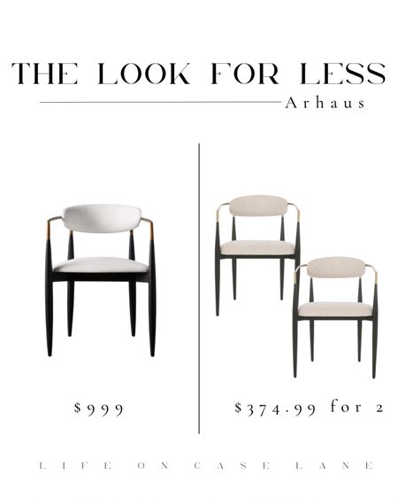 Arhaus jagger chair dupe. Dining room table chairs, Arhaus chairs, furniture dupes 

#LTKhome