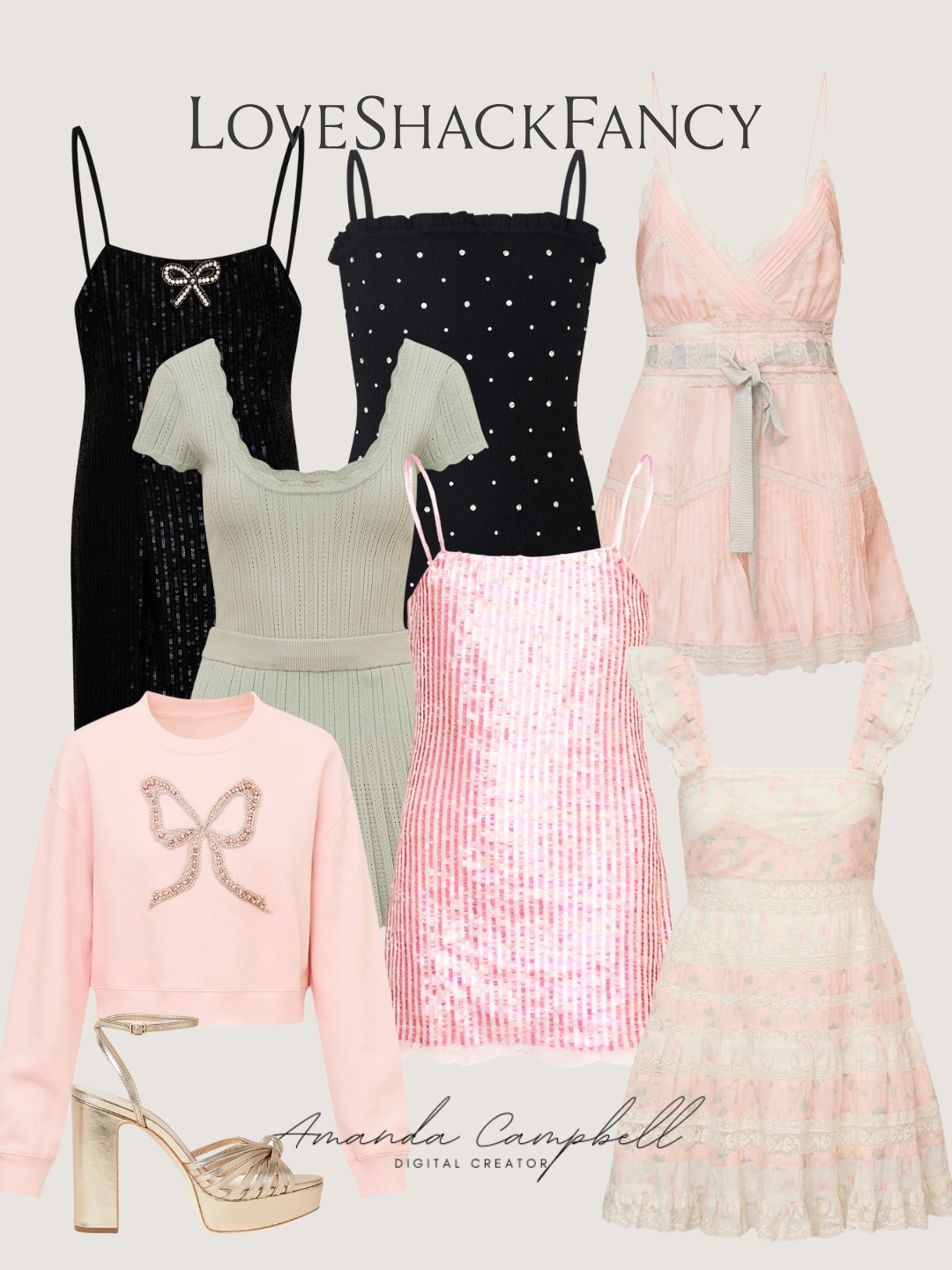 LOVE SHACK FANCY OBSESSION✨
If it’s soft, feminine, and a little bit dreamy, I’m adding it to cart. 🛍️
These LoveShackFancy picks are perfect for holiday parties, date nights, or just feeling like the main character in your own rom-com 💕

Shop my faves below — from sparkly minis to cozy bows and the prettiest lace details.
💗 Tap any piece to shop directly!

#LoveShackFancy #LTKStyle #LTKHoliday #LTKUnder100 #LTKFashion #PreppyStyle #CoquetteAesthetic #FeminineStyle #RomanticFashion #StyleInspo #OutfitInspo  

 