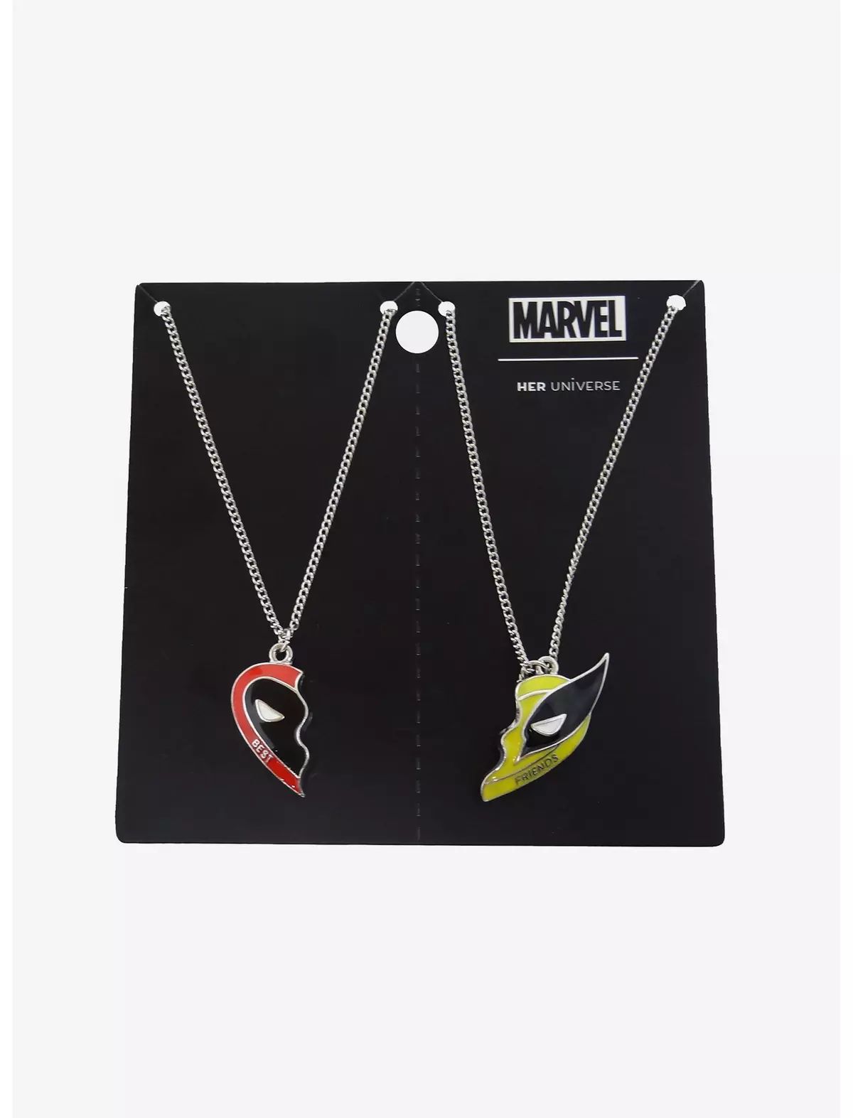 Her Universe Marvel Deadpool Wolverine Best Friend Necklace Set | Hot Topic