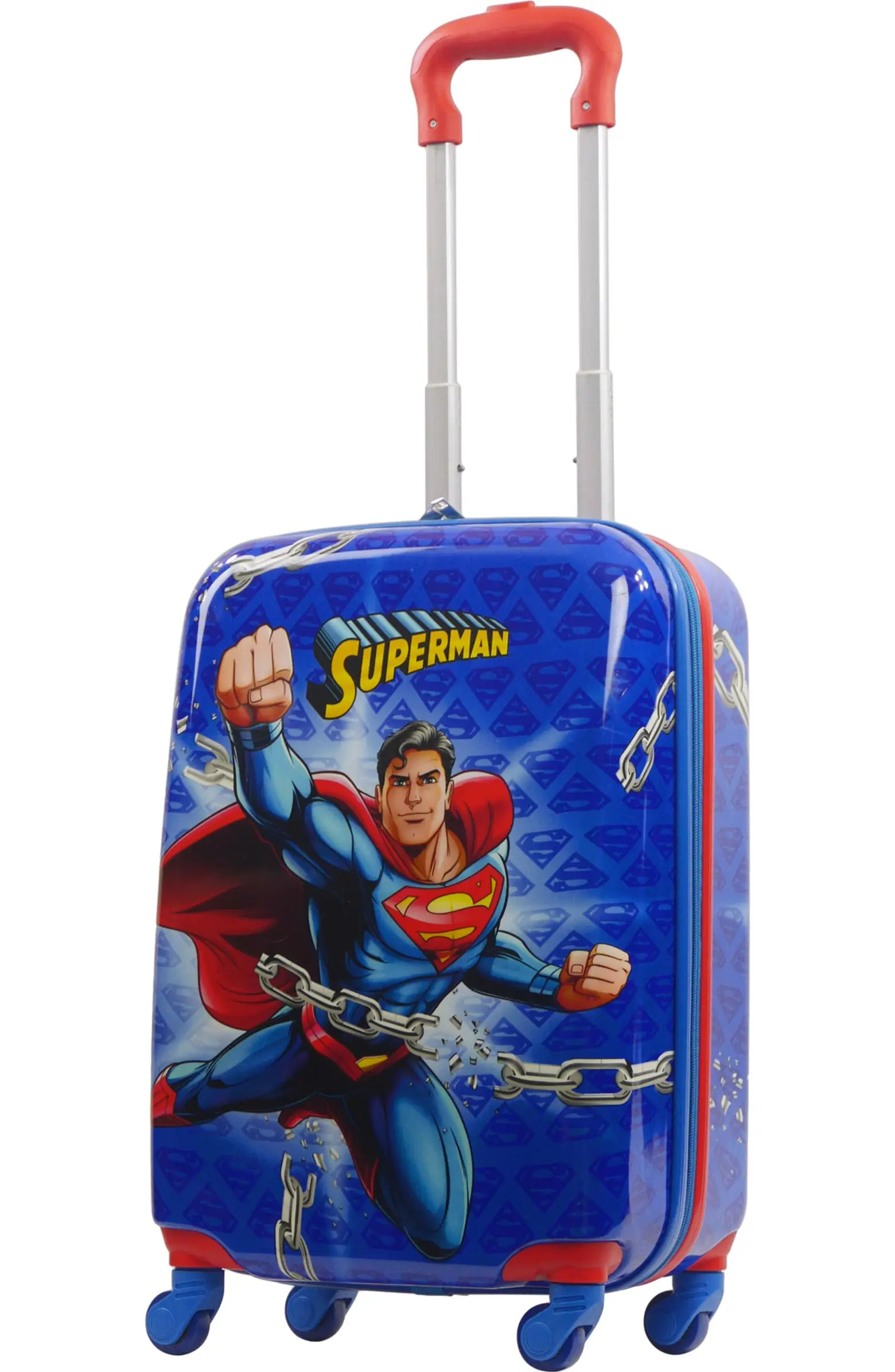WB Superman kids 20.5" Hard side spinner carry-on luggage | Nordstrom