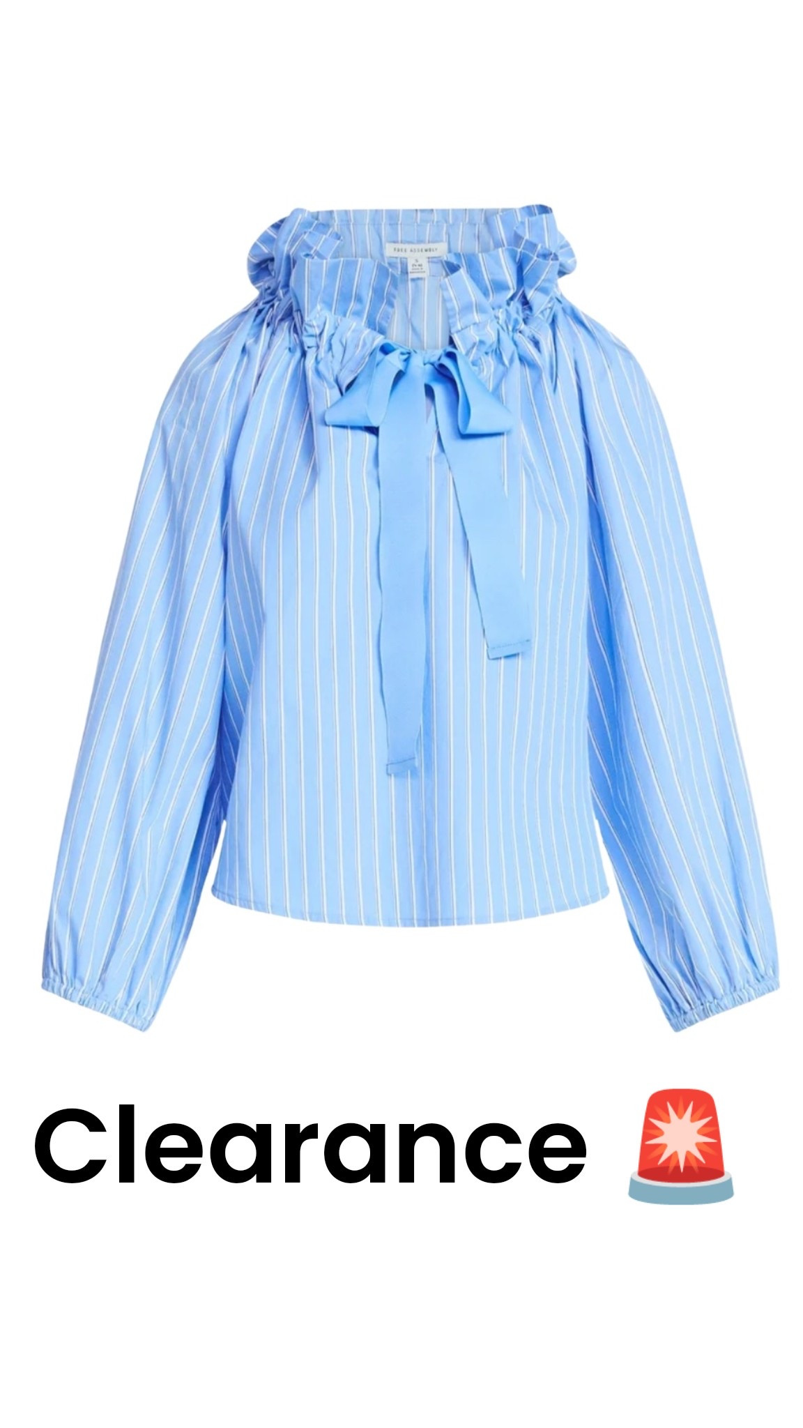 Blue blouse finds on clearance = immediate add to cart 💙 This one gives polished, feminine, and expensive-looking without the price tag. Perfect with black trousers for work, denim for weekends, or white bottoms for summer. Love a good surprise find. #LTKFinds 

#LTKootd #LTKWorkwear #LTKSaleAlert