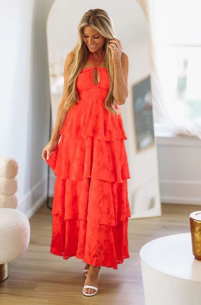 Sweet Escape Maxi Dress - Red | Hazel and Olive
