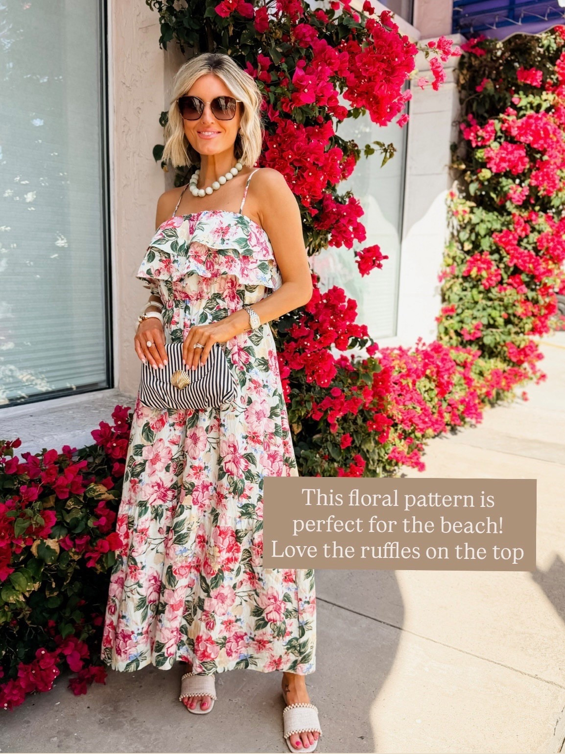 This dress has such a pretty pattern! It’s under $45! Wearing S.

Loverly Grey, Target find, Target fashion, floral maxi dress, vacation dress

#LTKootd #LTKSeasonal #LTKTravel