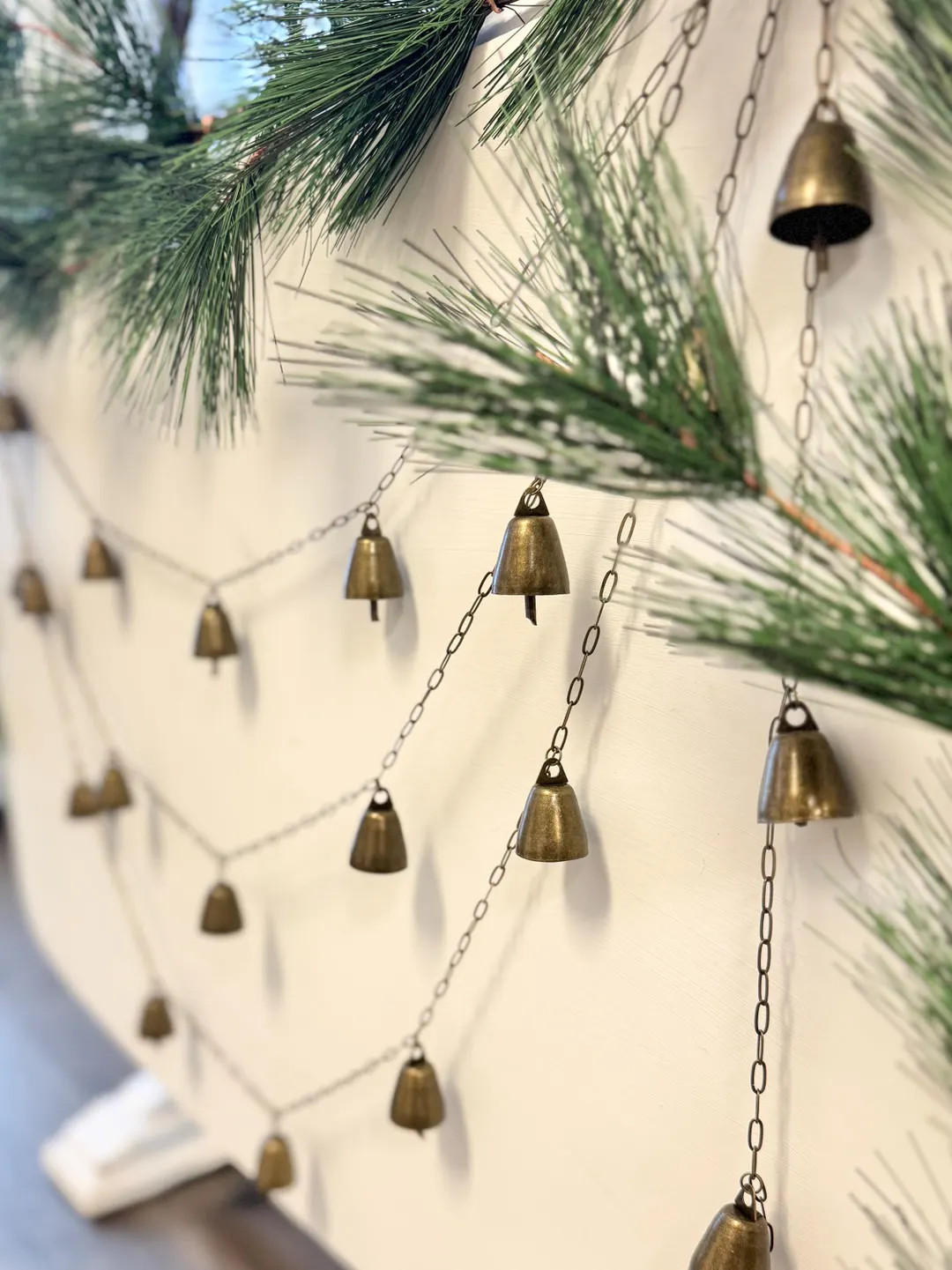 Bell Christmas Garland 6ft - Vintage Christmas- Holiday Decor Gifts | Etsy (US)