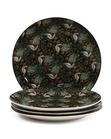 Set Of 4 7.5in Porcelain Obsidian Garden Salad Plates | Kitchen & Dining Room | TJ Maxx | TJ Maxx