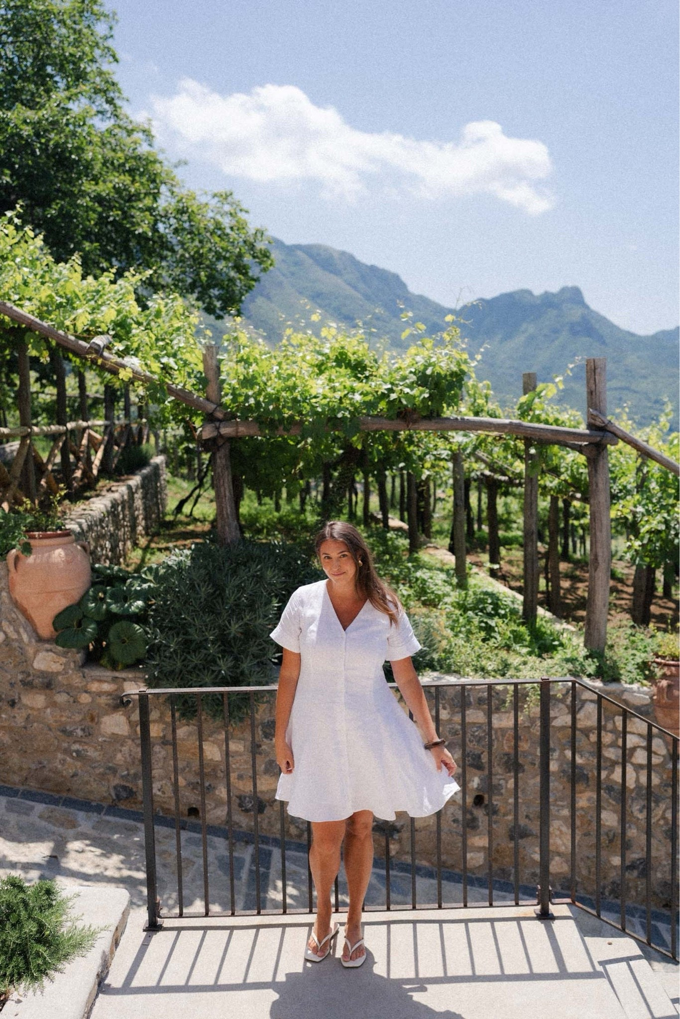 Effortless European style in this breezy white dress 🤍🍋

white dress, white mini dress, summer dress, vacation outfit, European summer style, Italy outfit, Amalfi Coast style, linen look dress, resort wear, travel outfit, winery outfit, vineyard style, feminine fashion, summer vacation outfit, coastal chic, casual chic, vacation fashion, lightweight dress, neutral style, sandals outfit

#LTKMidsize #LTKTravel #LTKSeasonal