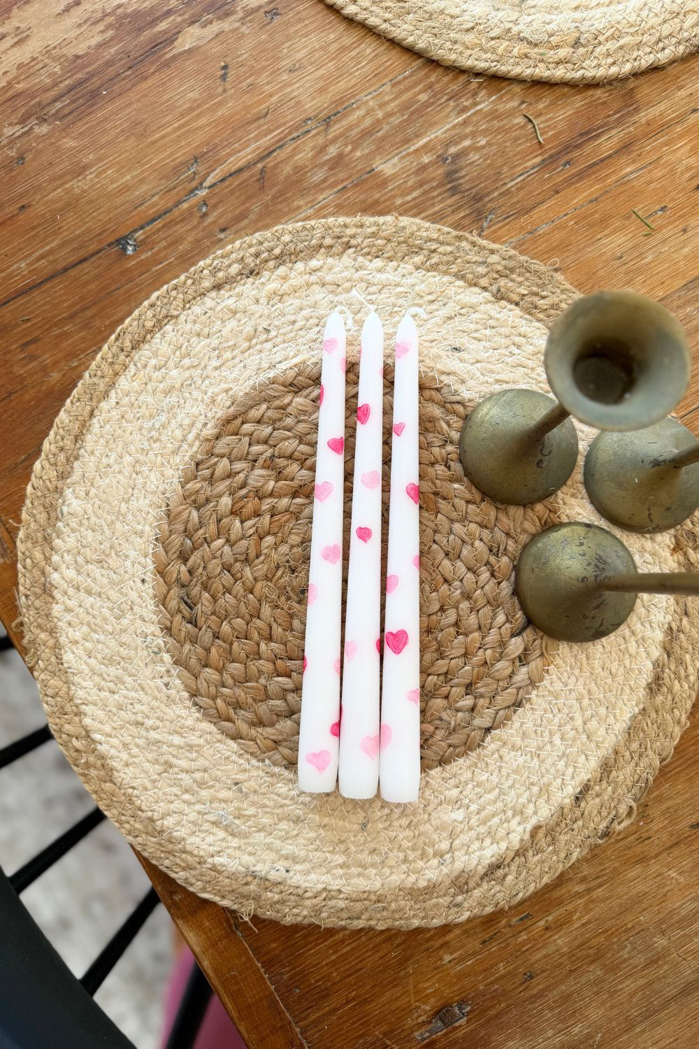 I spy heart Decorations ❤️ Simple DIY project that took less than 5 minutes! 

Linking the inspo for these heart taper candles, and sharing all the details about this DIY Valentine's Day decor project on the blog: www.tantrumsandtools.com/diy-valentines-decorations


Valentines Day decor | Valentine home decor ideas | seasonal decor swap | winter to Valentine decorating | subtle holiday decor #valentinesdaydecor #homefinds #valentinesdecor #seasonalhome 

 #LTKSeasonal #LTKHome