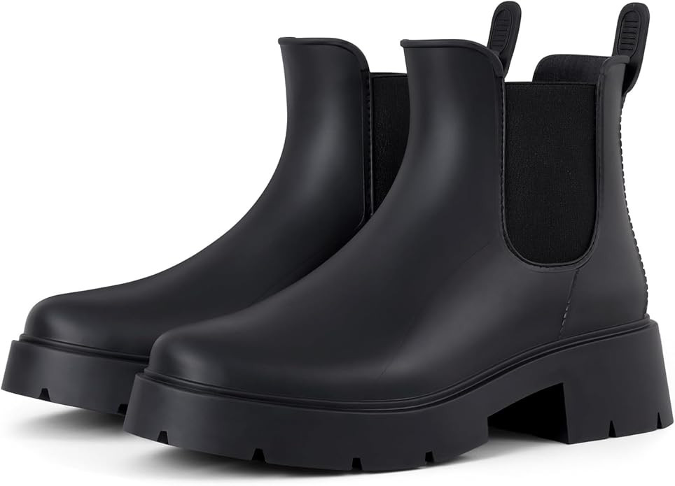 Asgard Women's Ankle Rain Boots Waterproof Chelsea Boots | Amazon (US)