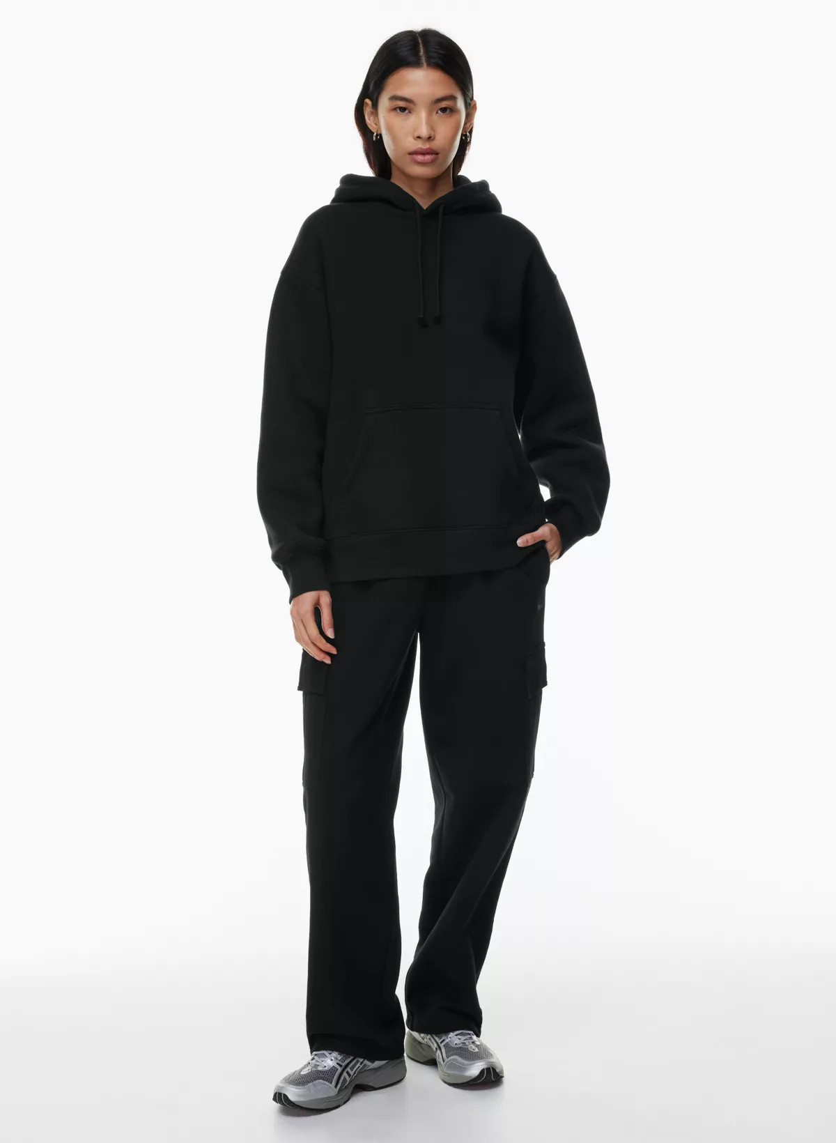 BUBBLE FLEECE BOYFRIEND HOODIE | Aritzia