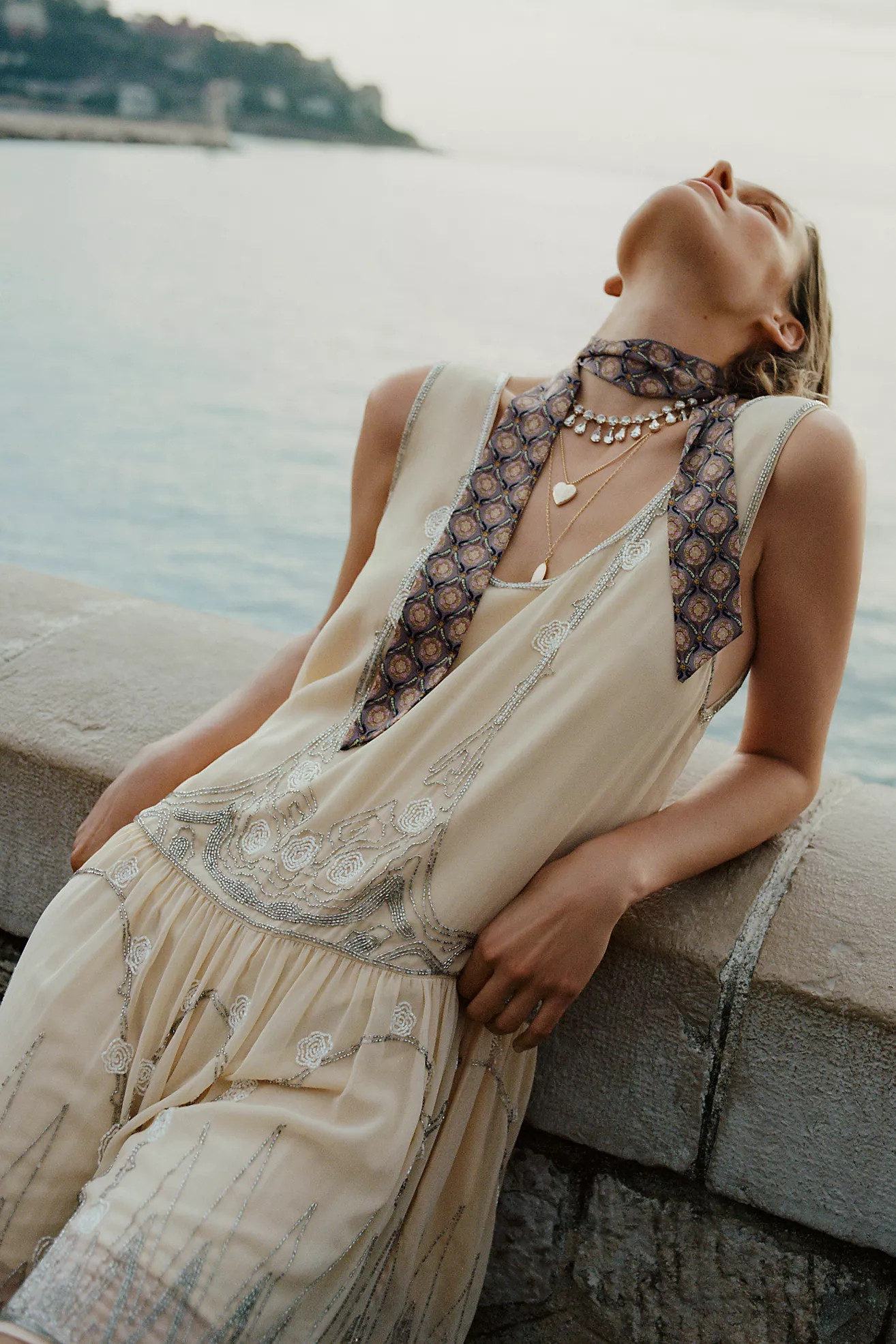 Glam Crystal Collar Necklace | Anthropologie (US)