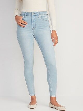 Extra High-Waisted Rockstar 360&#xB0; Stretch Super-Skinny Jeans for Women | Old Navy (US)