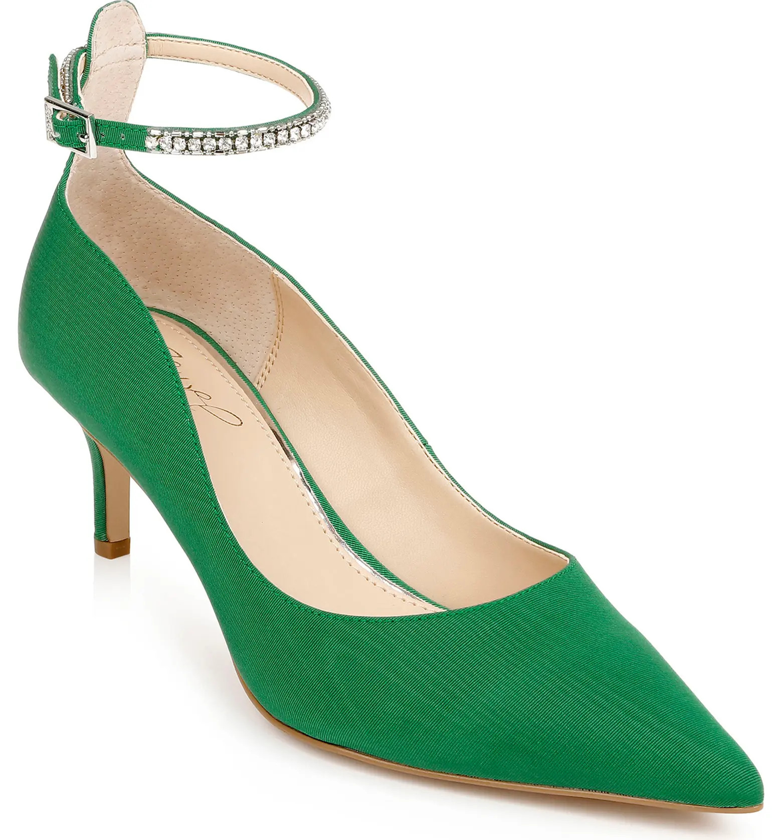 Jewel Badgley Mischka Jamila Pointed Toe Pump | Nordstrom | Nordstrom