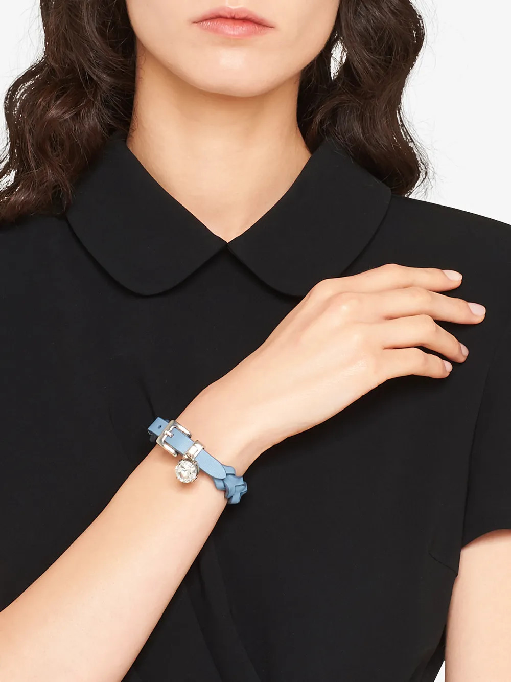 Miu Miucrystal-embellished bracelet | Farfetch Global